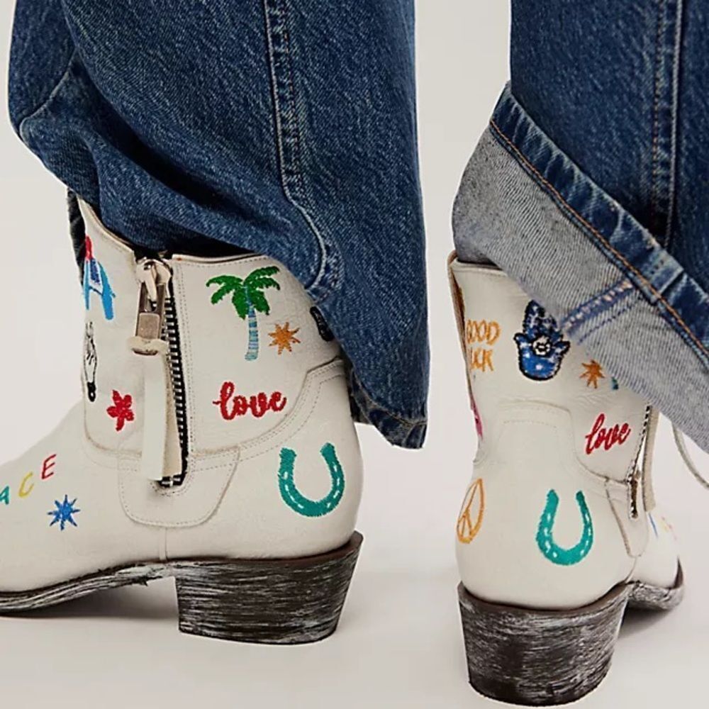Free People x MEXICANA Scenic Route Embroidered Boots - Picture 6 of 17